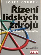 kniha Řízení lidských zdrojů Základy moderní personalistiky, Management Press 2012