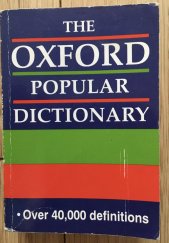 kniha Oxford popular dictionary Over 40.000 definitions, Parragon Books 1993