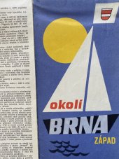 kniha Okolí Brna západ, Kartografie Praha 1977