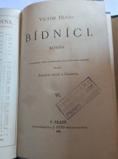 kniha BÍDNÍCI VI. kniha Román, J. Otto 1897