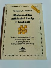 kniha Matematika základní školy v testech 555 testovych úloh, Exam Bratislava 1999