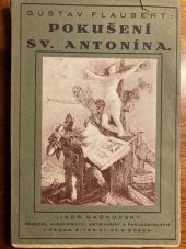 kniha Pokušení sv. Antonína, Jindřich Bačkovský 1921