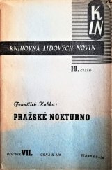 kniha Pražské nokturno kniha novel, Lidové noviny 1943