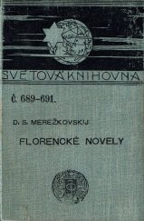 kniha Florencké novely, J. Otto 1908