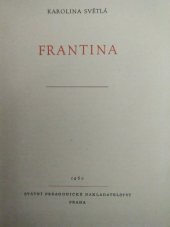 kniha Frantina [Určeno] pro odb. školy, SPN 1960
