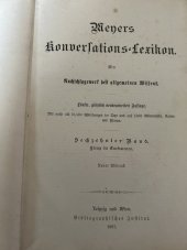 kniha Meners konversations = lexikon, Bibl. Institut 1897