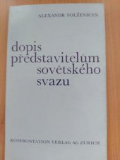 kniha Dopis představitelům sovětského svazu, Konfrontation 1975