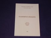 kniha Kvantitativní ekonomie, Vysoká škola ekonomická 1994