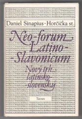 kniha Neo-forum Latino-Slavonicum Nový trh latinsko-slovenský, Tatran 1988