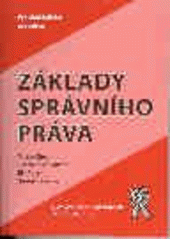 kniha Základy správního práva, Aleš Čeněk 2006