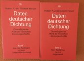 kniha Daten deutscher Dichtung Chronologischer Abriss der deutschen Literaturgeschichte, Deutscher Taschenbuch Verlag 2001