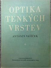 kniha Optika tenkých vrstev, Československá akademie věd 1956