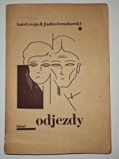 kniha Odjezdy básně, Frant. Lenc 1932