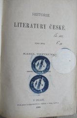 kniha Historie literatury české, Edvard Grégr a Ferdinand Dattel 1880
