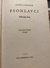 kniha Psohlavci Historický obraz, Státní nakladatelství 1946