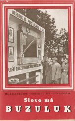 kniha Slovo má Buzuluk život a práce nejlepšího závodu Pražského kraje, Práce 1952