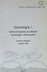 kniha Sociologie I. vybrané kapitoly ze základů sociologie a demografie, Institut mezioborových studií 2003