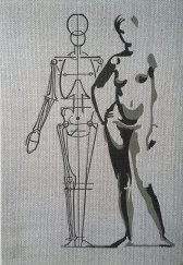 kniha Die Gestalt des Menschen Hand- und lehrbuch der anatomie fur kunstler, VEB Verlag der Kunst Dresden 1964