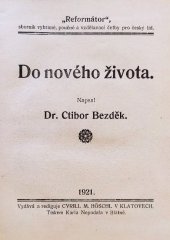 kniha Do nového života, Höschl 1921