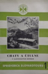 kniha Chaty a útulne v slovenských horách, Slovtour 1951