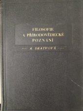 kniha Filosofie a přírodovědecké poznání, Česká grafická Unie 1939