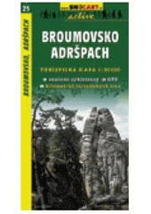 kniha Broumovsko, Adršpach aktualizované vydání, turistické trasy, historické památky, přírodní zajímavosti, ubytování a stravování, podporuje GPS, SHOCart 2003