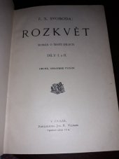kniha Rozkvět rom. o 6 dílech, Jos. R. Vilímek 1912