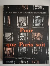 kniha Pour que Paris soit , Cercle d’Art 1956