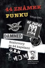 kniha 44 známek punku Rozhovory se 44 kapelami, Petrklíč 2018