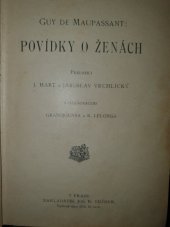 kniha Povídky o ženách, Jos. R. Vilímek 1910