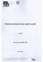 kniha Radarová obrazová data a jejich využití studie, Czech Space Office 2008