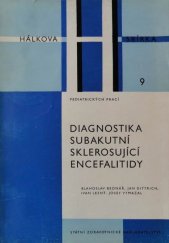 kniha Diagnostika subakutní sklerosující encefalitidy, SZdN 1966