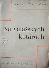 kniha Na valašských kotárách II humor z Valašska., F. Obzina 1933