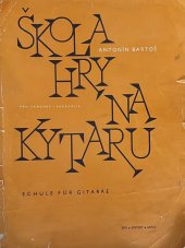 kniha Škola hry na kytaru pro samouky i pokročilé, Státní Hudební Vydavatelství 1965