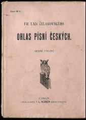 kniha Ohlas písní českých, I.L. Kober 1904