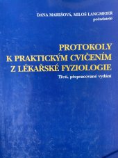 kniha Protokoly k praktickým cvičením z lékařské fyziologie, Galén 2003