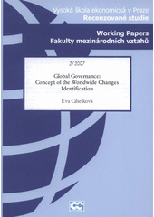 kniha Global governance: concept of the worldwide changes identification, Oeconomica 2007