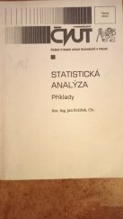 kniha Statistická analýza příklady, ČVUT 2002