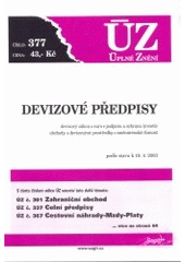 kniha Devizové předpisy podle stavu k 10.4.2003, Sagit 2003