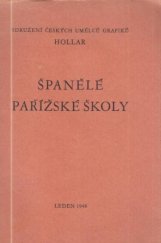 kniha Španělé pařížské školy [Katalog výstavy], Sdružení českých umělců grafiků Hollar 1948