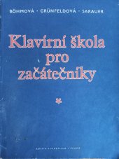 kniha Klavírní škola pro začátečníky, Supraphon 1976