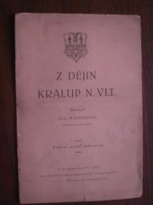 kniha Z dějin Kralup n. Vlt., s.n. 1923