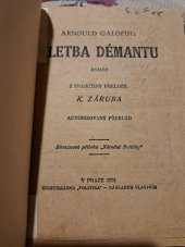 kniha Kletba démantu román, Národní politika 1931