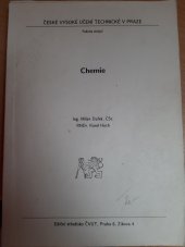 kniha Chemie určeno pro stud. fak. strojní, ČVUT 1991