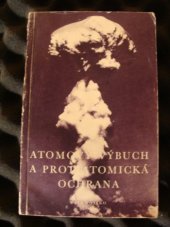 kniha Atomový výbuch a protiatomická ochrana, Naše vojsko 1954