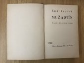 kniha Muž a stín Pražský detektivní román, Sfinx, Bohumil Janda 1932