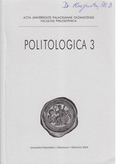 kniha Acta universitatis Palackianae Olomucensis. Politologica., Univerzita Palackého 2004