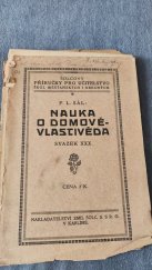 kniha Nauka o domově - vlastivěda, E. Šolc 1918