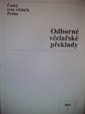 kniha Odborné včelařské překlady 2001 1, Český svaz včelařů 2001