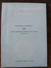 kniha Listiny pražských biskupů XI. - XIV. století (Diplomaticko-správní rozbor), Univerzita Karlova 1961